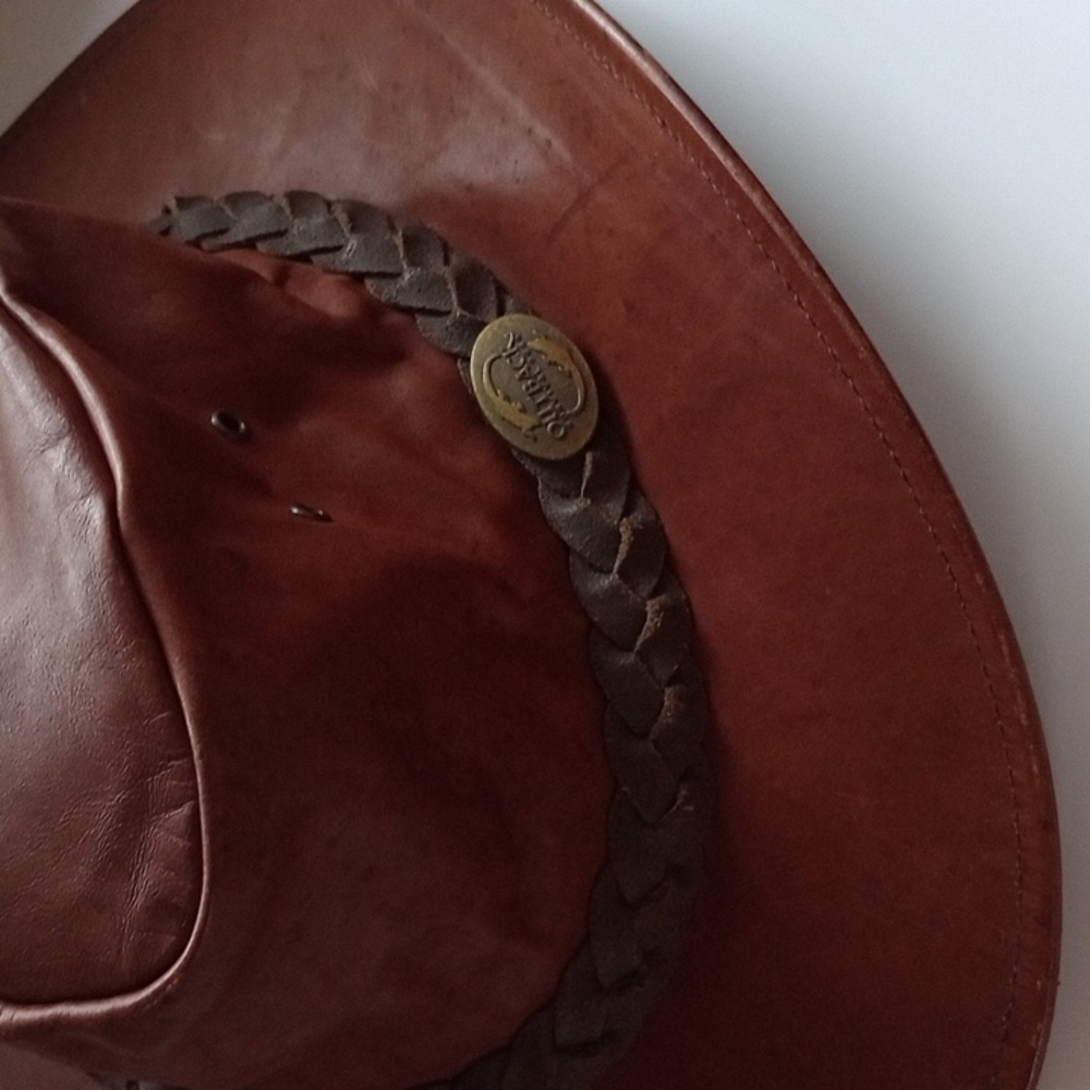 Outback Kangaroo Softy Hat Leather Australia Size Small - Picture 2 of 12